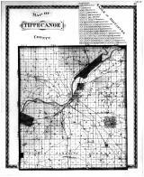 Tippecanoe County Map, Tippecanoe County 1878